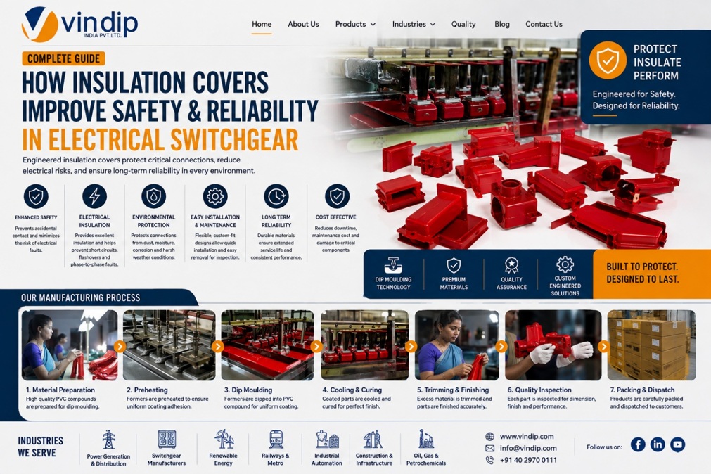 Shrouds for electrical switchgear industries